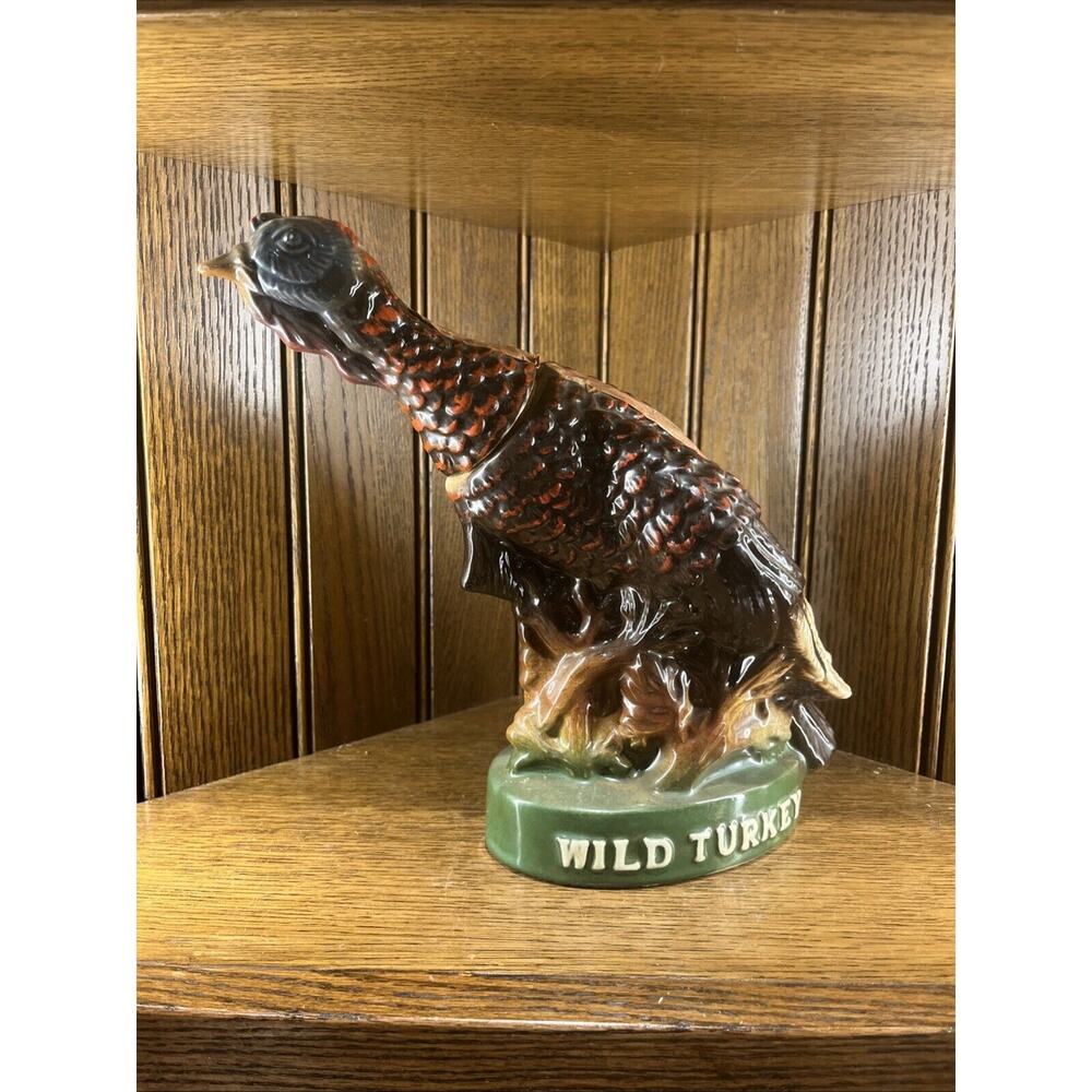 Vintage 70's Rare Austin Nichols WILD TURKEY NO. 7 Turkey Decanter *Empty*